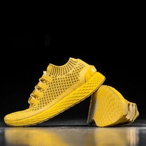 COPY - NOBULL Lemon Drop Knit Runner Yellow Sneakers Size 8 Mens 9.5 Womens